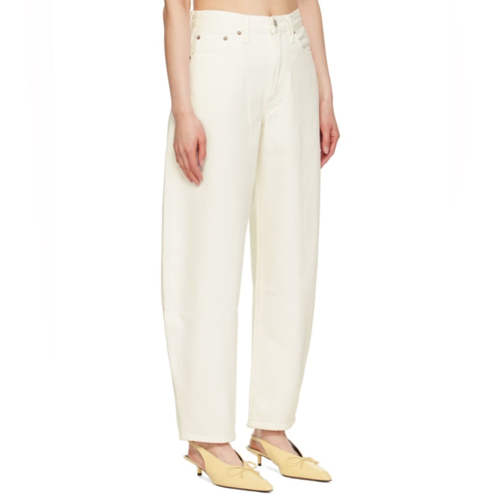 Agolde Balloon Cream / White Jeans Size 23